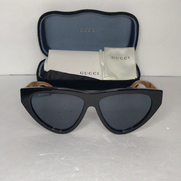 New Gucci Blue Cat Eye Ladies Sunglasses GG1333S 004 - Picture 7 of 17
